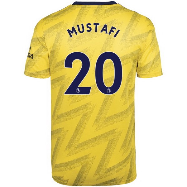 Camiseta Arsenal NO.20 Mustafi Segunda equipación 2019-2020 Amarillo